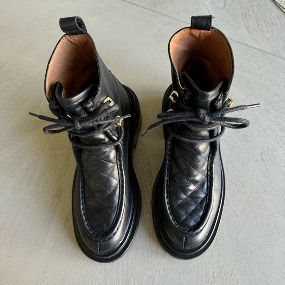SANDRO Eldorado Black Leather Boots - Picture 6 of 12
